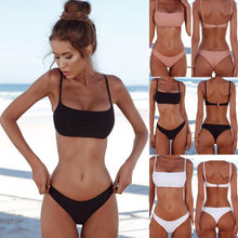 Load image into Gallery viewer, New Solid Sexy Bikini Set