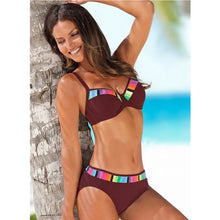 Load image into Gallery viewer, Bikini Set Swimwear  Print Swimsuit