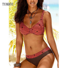Load image into Gallery viewer, Bikini Set Swimwear  Print Swimsuit