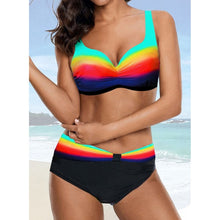 Load image into Gallery viewer, Bikini Set Swimwear  Print Swimsuit