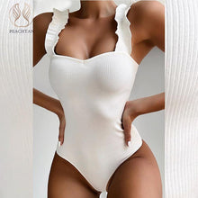 Load image into Gallery viewer, Peachtan Sexy high cut bodysuit