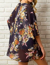 Load image into Gallery viewer, Floral Kimono Swim Cover-Ups