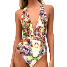 Load image into Gallery viewer, Sexy V-neck Swimwear Women