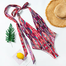 Load image into Gallery viewer, Sexy V-neck Swimwear Women