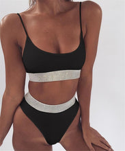 Load image into Gallery viewer, US Women Sequins Bikini Set