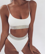 Load image into Gallery viewer, US Women Sequins Bikini Set