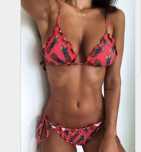 Load image into Gallery viewer, Women Floral Padded Bikini Swimwear